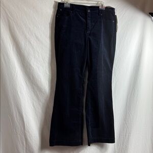 Talbots Navy Flare Corduroy Pants